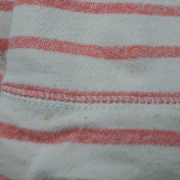 4/$25 Calvin Klein Pink White Striped Sweatshirt - Picture 6 of 6